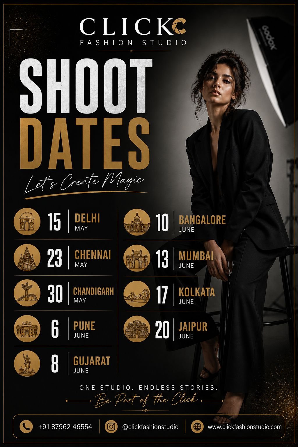 Click Fashion Studio – Shoot Dates